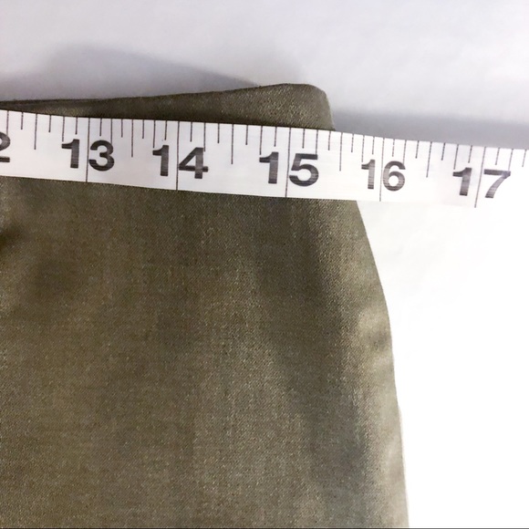 (Vera Wang) women's green Pencil skirt size 4. - Picture 6 of 7